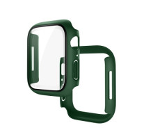 Бампер для Apple Watch HOCO iWatch7/8 WS4 Shadow 3D protective case+film (45mm) Green mag-693147478551035343