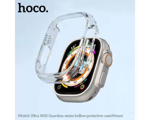 Бампер для Apple Watch HOCO iWatch Ultra WS5 Guardian hollow protective case(49mm) Star color mag-6931474789754152395