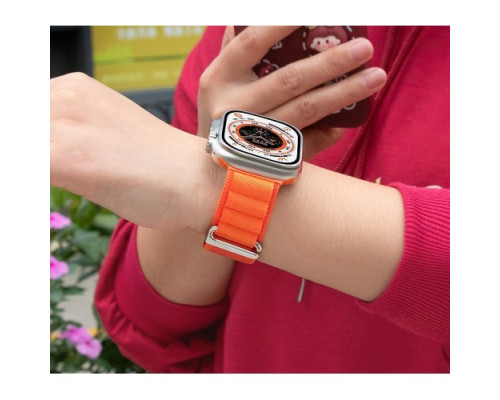Ремінець Apple Watch HOCO iWatch WA20 Climbing Alpine Loop nylon strap 42-49mm Orange mag-693147479812139744