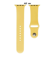 Ремінець для Apple Watch Silicone 42/44mm M ( 4) Yellow mag-200000097877257541
