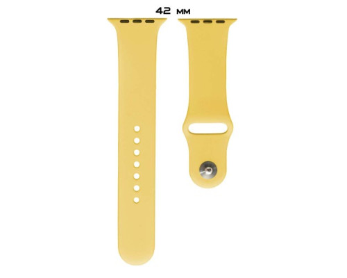 Ремінець для Apple Watch Silicone 42/44mm M ( 4) Yellow mag-200000097877257541