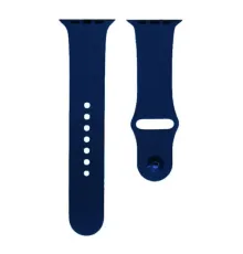 Ремінець для Apple Watch Silicone 38/40mm S (70) Deep navy mag-2000001291047145441