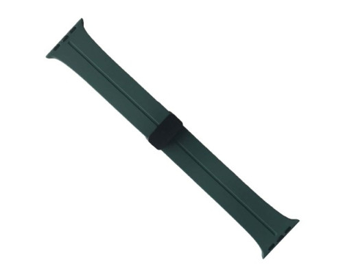 Ремінець для Apple Watch New Silicone MAGNETIC LOCK 38/40/41mm Pine green mag-2000001447321103567