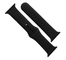 Ремінець для Apple Watch Silicone 38/40/41 2в1 (18) Black mag-2000001608050141632