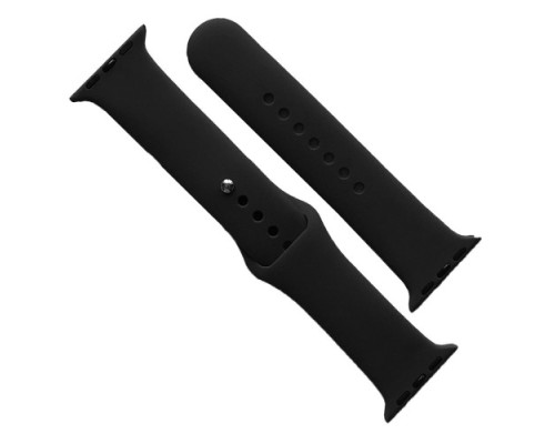 Ремінець для Apple Watch Silicone 38/40/41 2в1 (18) Black mag-2000001608050141632