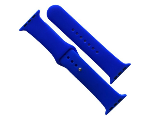 Ремінець для Apple Watch Silicone 38/40/41 2в1 (40) Ultra blue mag-2000001608159141642