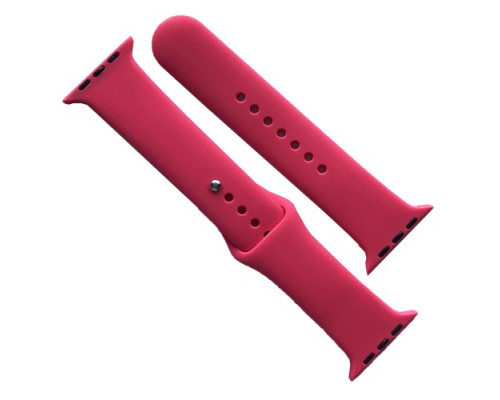 Ремінець для Apple Watch Silicone 42/44/45/46/49 2в1 (39) Rose mag-2000001608630141683