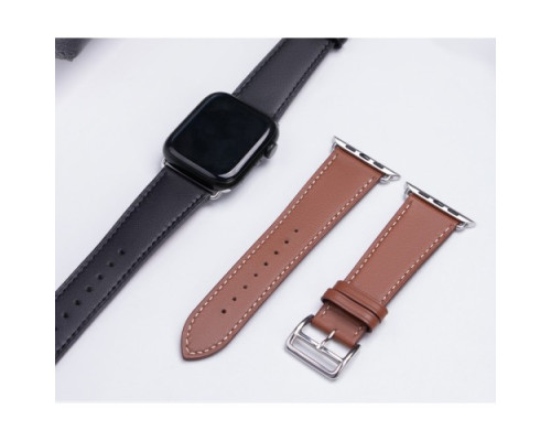 Ремінець Apple Watch HOCO iWatch WA17 Original series leather strap 42-49mm red mag-6931474794758134723