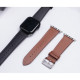 Ремінець Apple Watch HOCO iWatch WA17 Original series leather strap 42-49mm red mag-6931474794758134723