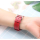 Ремінець Apple Watch HOCO iWatch WA17 Original series leather strap 42-49mm red mag-6931474794758134723