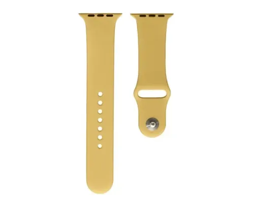 Ремінець для Apple Watch Silicone 42/44mm S (28) Gold mag-2000001055694145422