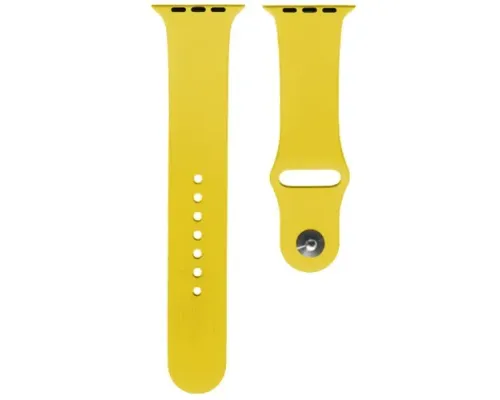 Ремінець для Apple Watch Silicone 42/44mm M (55) Canary yellow mag-2000001033029145402