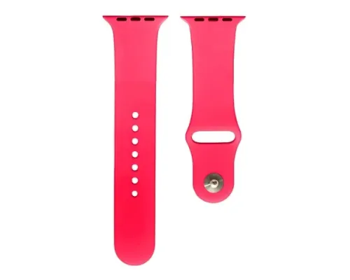 Ремінець для Apple Watch Silicone 42/44mm S (47) Hot pink mag-2000001037522145412
