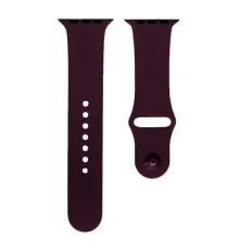 Ремінець для Apple Watch Silicone 38/40mm S (73) Plum mag-2000001300541145442