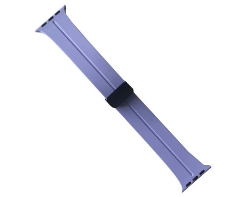 Ремінець для Apple Watch New Silicone MAGNETIC LOCK 38/40/41mm Purple lilac mag-200000144730732061