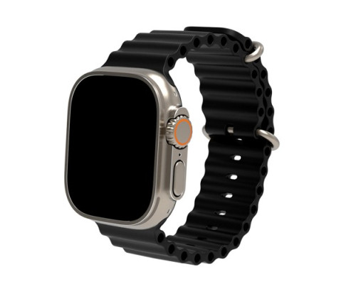 Ремінець Ocean Band для Apple Watch 42/44/45/49 Black mag-2000001433317139257