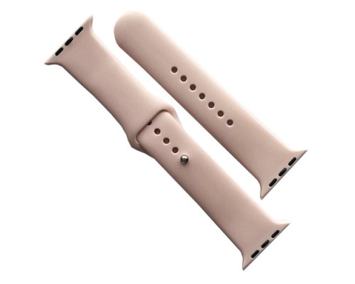 Ремінець для Apple Watch Silicone 38/40/41 2в1 (19) Pink sand mag-2000001608067141633