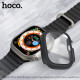 Бампер для Apple Watch HOCO iWatch Ultra WS6 Shadow protective case+film (49mm) Carbon Pattern mag-693147479255639772