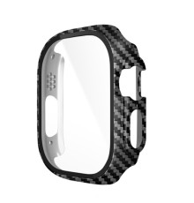 Бампер для Apple Watch HOCO iWatch Ultra WS6 Shadow protective case+film (49mm) Carbon Pattern mag-693147479255639772