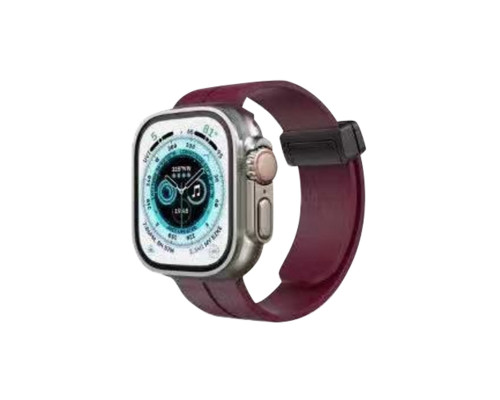 Ремінець для годинника Apple Watch Magnetic 42/44/45/49mm Red Wine