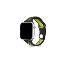 Ремінець для годинника Apple Watch Small Waist two colors 42/44/45/49mm Black-Yellow