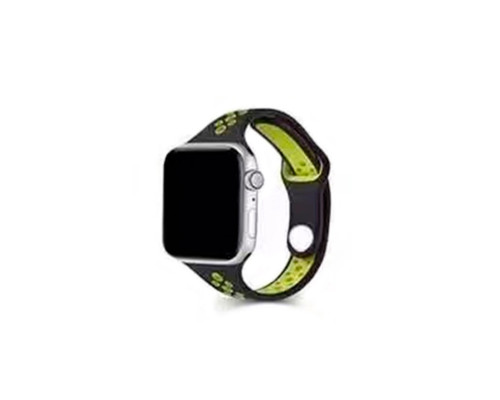 Ремінець для годинника Apple Watch Small Waist two colors 42/44/45/49mm Black-Yellow