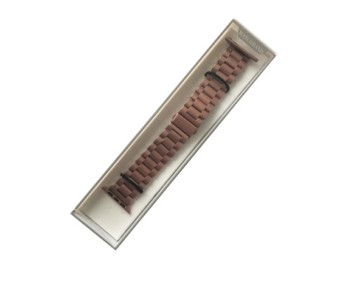 Ремінець для Apple Watch 3-BEAD METAL BAND 42/44mm Pink gold mag-2000001295885141397