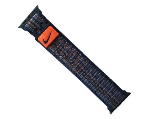 Ремінець для Apple Watch Nike Sport Loop 38/40/41 Game Royal/Orange mag-2000001490358105021