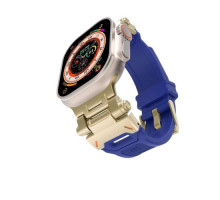 Ремінець Metal and Rubber для Apple Watch 42/44/45/49 Blue mag-200000152773330141