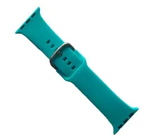 Ремінець для Apple Watch SILICONE METAL CLAPS 38/40/41mm Teal green mag-2000001647233147163