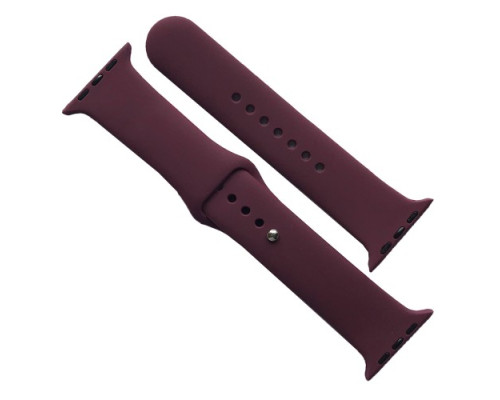 Ремінець для Apple Watch Silicone 42/44/45/46/49 2в1 (73) Plum mag-2000001608876141706