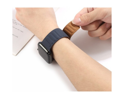 Ремінець Apple Watch HOCO iWatch WA21 Flexible 2-generation magnetic silicone 38-41mm Red mag-694200760083539823