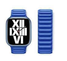 Ремінець Apple Watch HOCO iWatch WA23 Original leather chain magnetic strap 42-49mm Klein Blue mag-694200760118435082