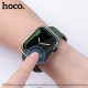 Бампер для Apple Watch HOCO iWatch7/8 WS3 Shadow protective case+film (45mm) Official green mag-693147478537435363