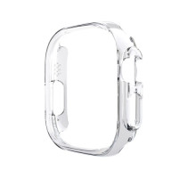 Бампер для Apple Watch HOCO iWatch Ultra WS5 Guardian hollow protective case(49mm) Transparent mag-693147478972339773