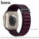 Ремінець Apple Watch HOCO iWatch WA20 Climbing Alpine Loop nylon strap 38-41mm Purple Cherry mag-6931474798190141091