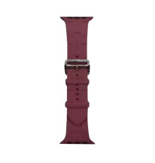 Ремінець для годинника Apple Watch Hermès 42/44/45/49mm 5.Wine Red