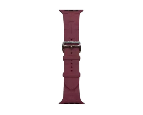 Ремінець для годинника Apple Watch Hermès 42/44/45/49mm 5.Wine Red