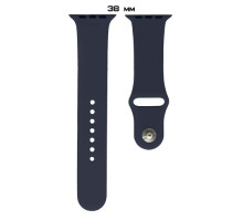 Ремінець для Apple Watch Silicone 38/40mm M ( 8) Midnight blue mag-2000000978444138744