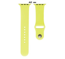 Ремінець для Apple Watch Silicone 42/44mm M (32) New yellow mag-200000097904541199