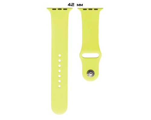 Ремінець для Apple Watch Silicone 42/44mm M (32) New yellow mag-200000097904541199