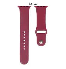 Ремінець для Apple Watch Silicone 42/44mm M (36) Rose red mag-2000000979083145394