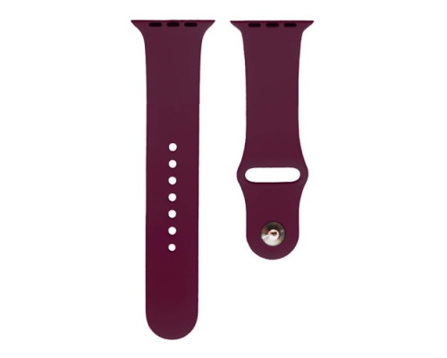 Ремінець для Apple Watch Silicone 42/44mm M (52) Marsala mag-2000001045602138825