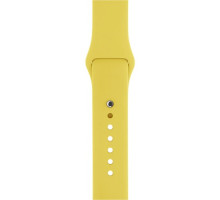 Ремінець для Apple Watch Silicone 38/40mm S (55) Canary yellow mag-200000103732424541