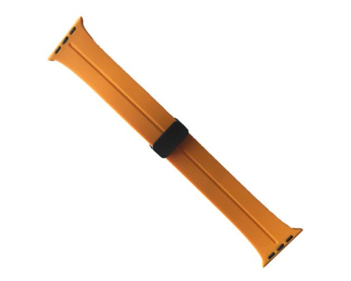 Ремінець для Apple Watch New Silicone MAGNETIC LOCK 42/44/45/49mm Yellow mag-2000001447376103572