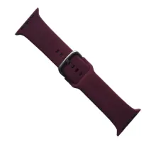 Ремінець для Apple Watch SILICONE METAL CLAPS 38/40/41mm Marsala mag-2000001647141147154