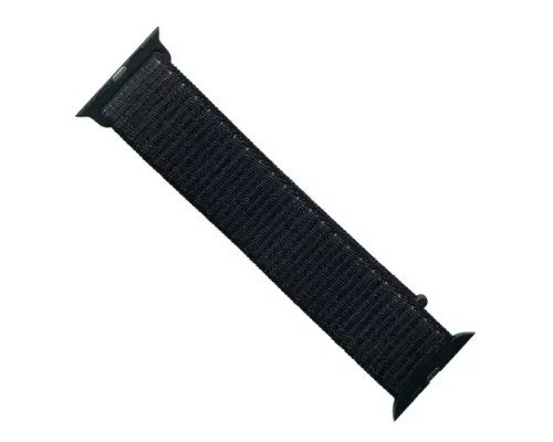 Ремінець NYLON LOOP Apple Watch 42/44/45/46/49 Black mag-2000001674604153514