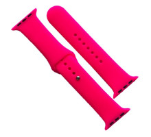 Ремінець для Apple Watch Silicone 38/40/41 2в1 (47) Hot pink mag-2000001608203141645