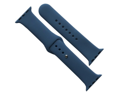 Ремінець для Apple Watch Silicone 42/44/45/46/49 2в1 (57) Alaskan blue mag-2000001608784141697