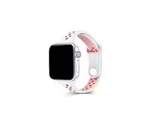 Ремінець для годинника Apple Watch Small Waist two colors 42/44/45/49mm White-Pink